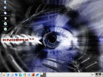 Knoppix 3.2J �̋N������̉�� (mini)